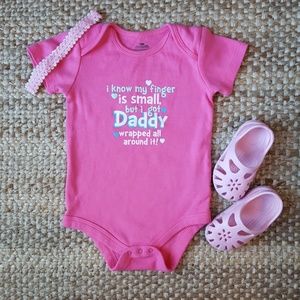 Graphic print onesie